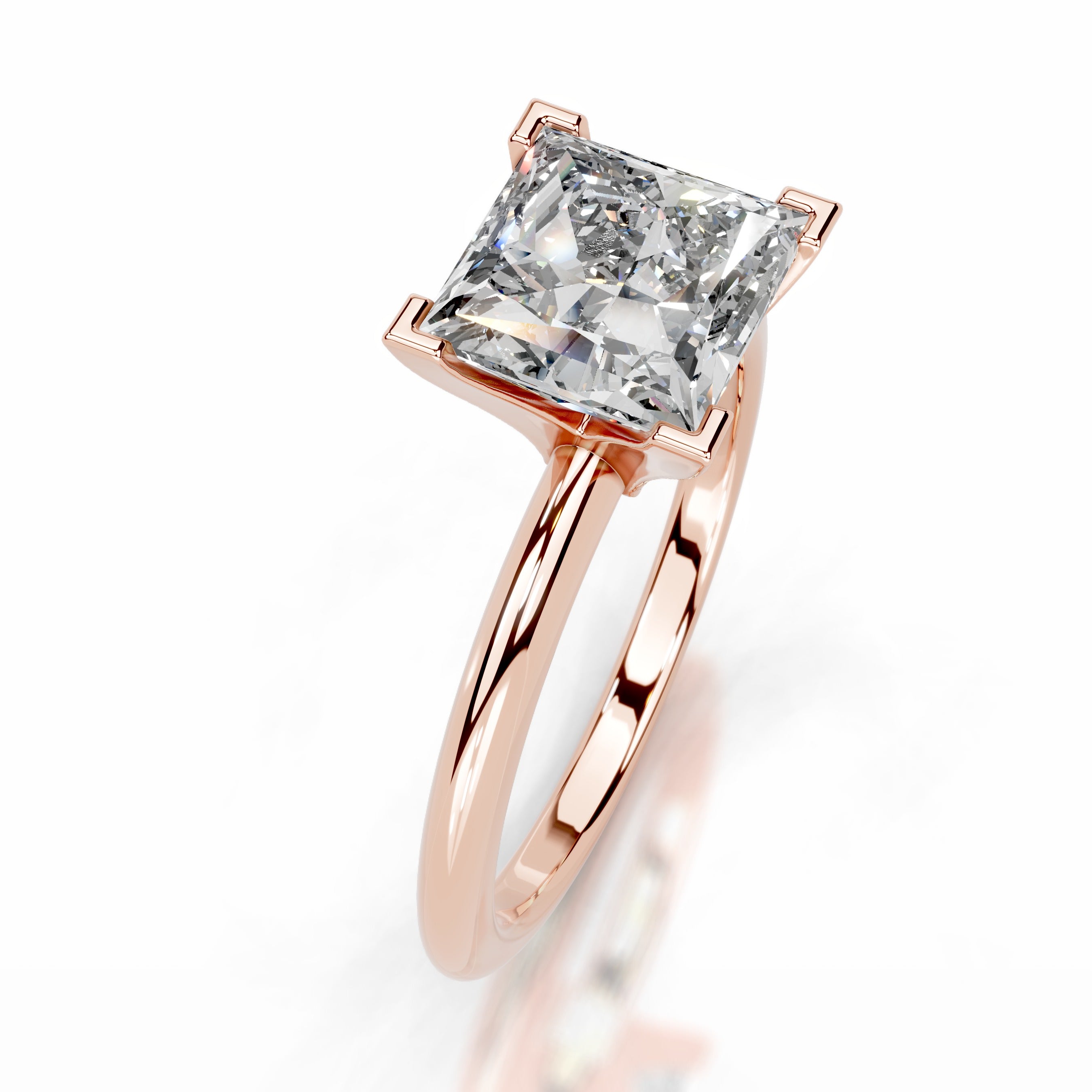 Mila Diamond Engagement Ring - 14K Rose Gold、mySite、hinf8tx79