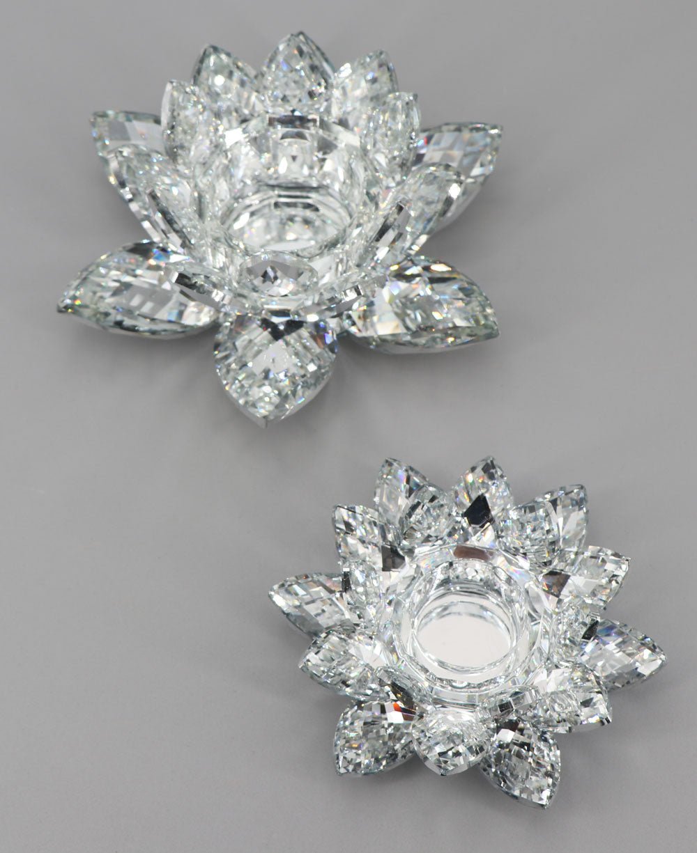 Crystal Lotus Tea-Light Candle Holder、mySite、topwebapps