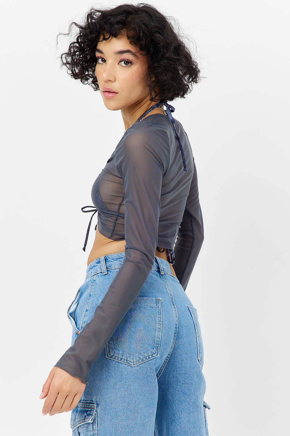  Lily Mesh Long Sleeve Shirt - Galaxy、mySite、ashleygrahame