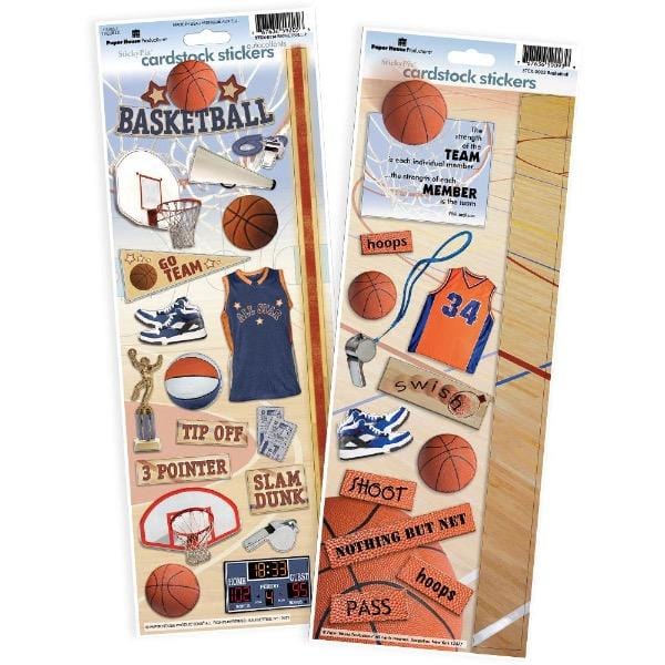  Scrapbook Stickers - Basketball Value Pack、mySite、ghnorth