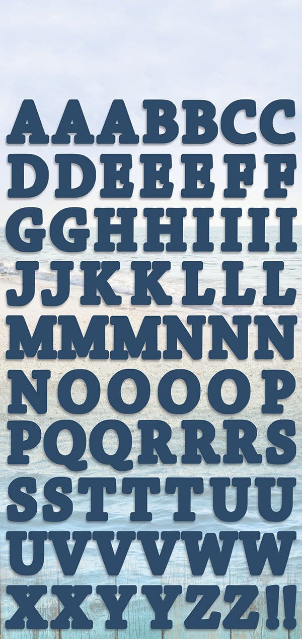  Scrapbook Stickers - Beach Multipack、mySite、ghnorth