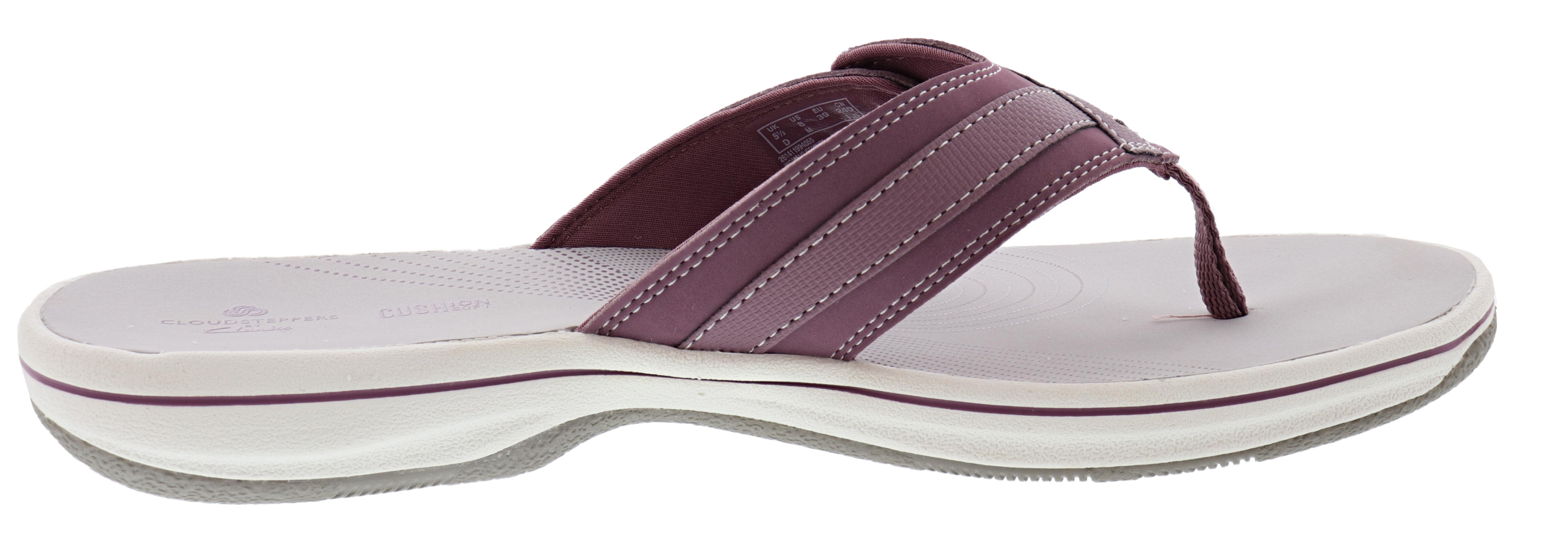 Clarks Women Sandals Lightweight Flip Flops Breeze Sea、mySite、dreamappss