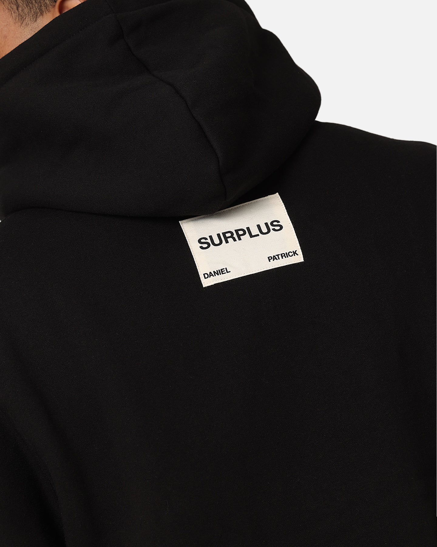 Daniel Patrick Surplus Logo Hoodie Black、mySite、zt4zffjzw