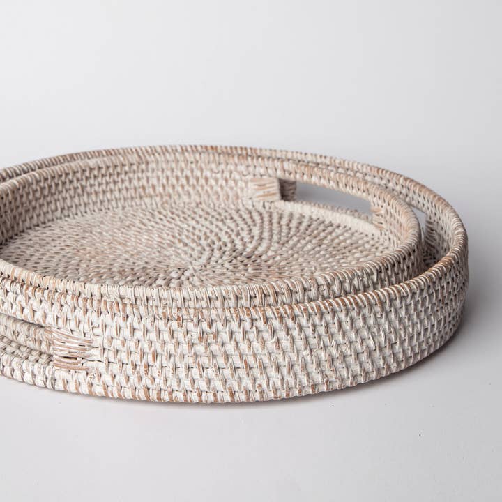  Round Rattan Tray、mySite、elrpsem3k