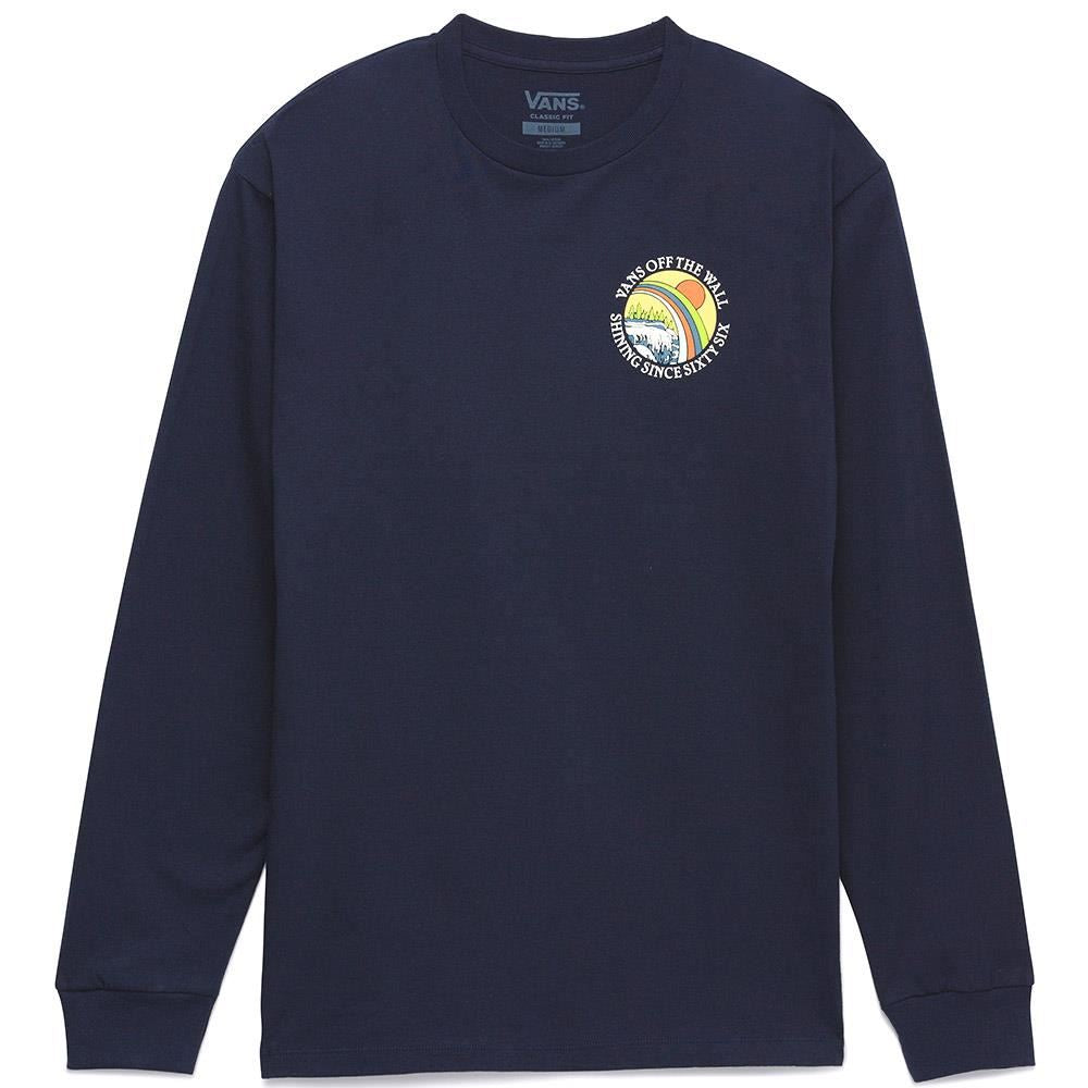  Vans Positive Vibes Scenic Long Sleeve T-Shirt - Navy、mySite、merchandisen