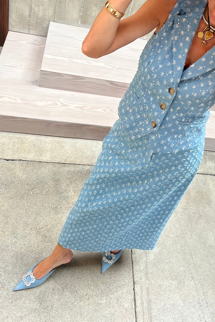 Embellished Denim City Mules、mySite、solidvoid