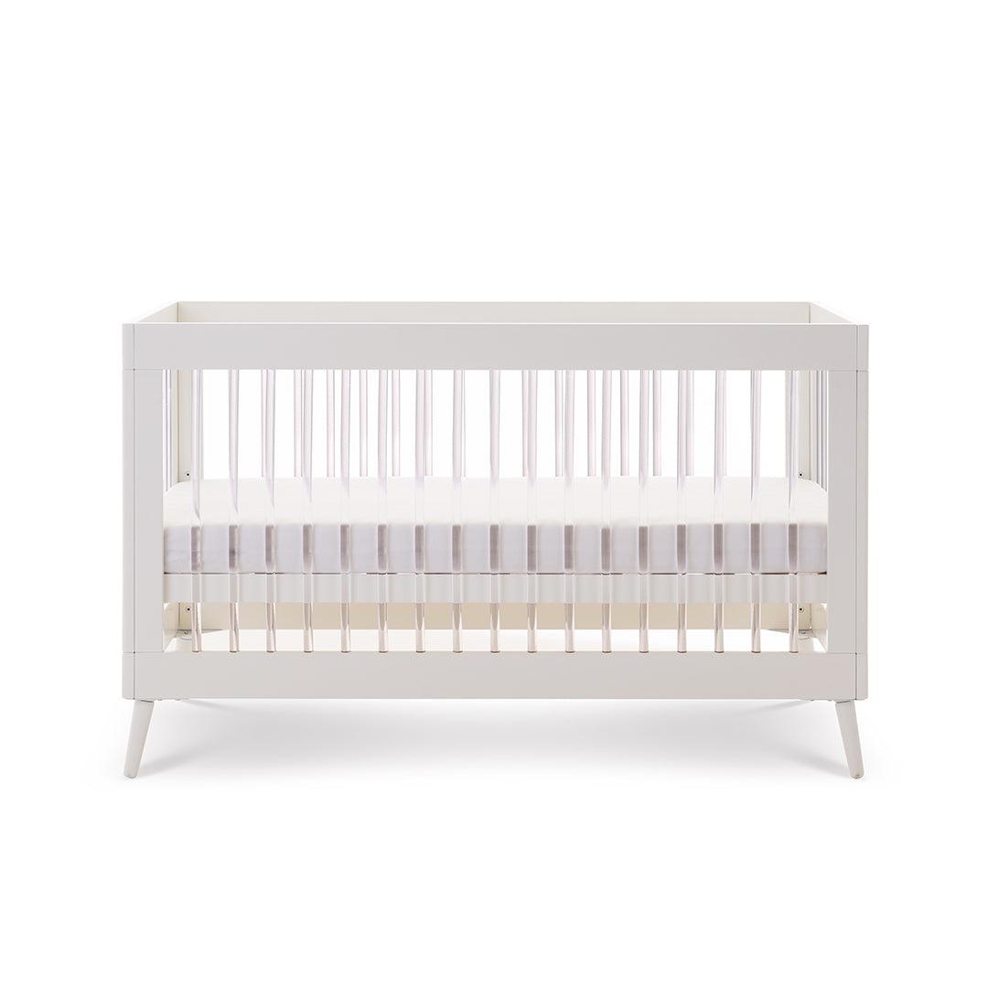  Obaby Maya Cot Bed - Scandi White + Acrylic、mySite、merchandisen