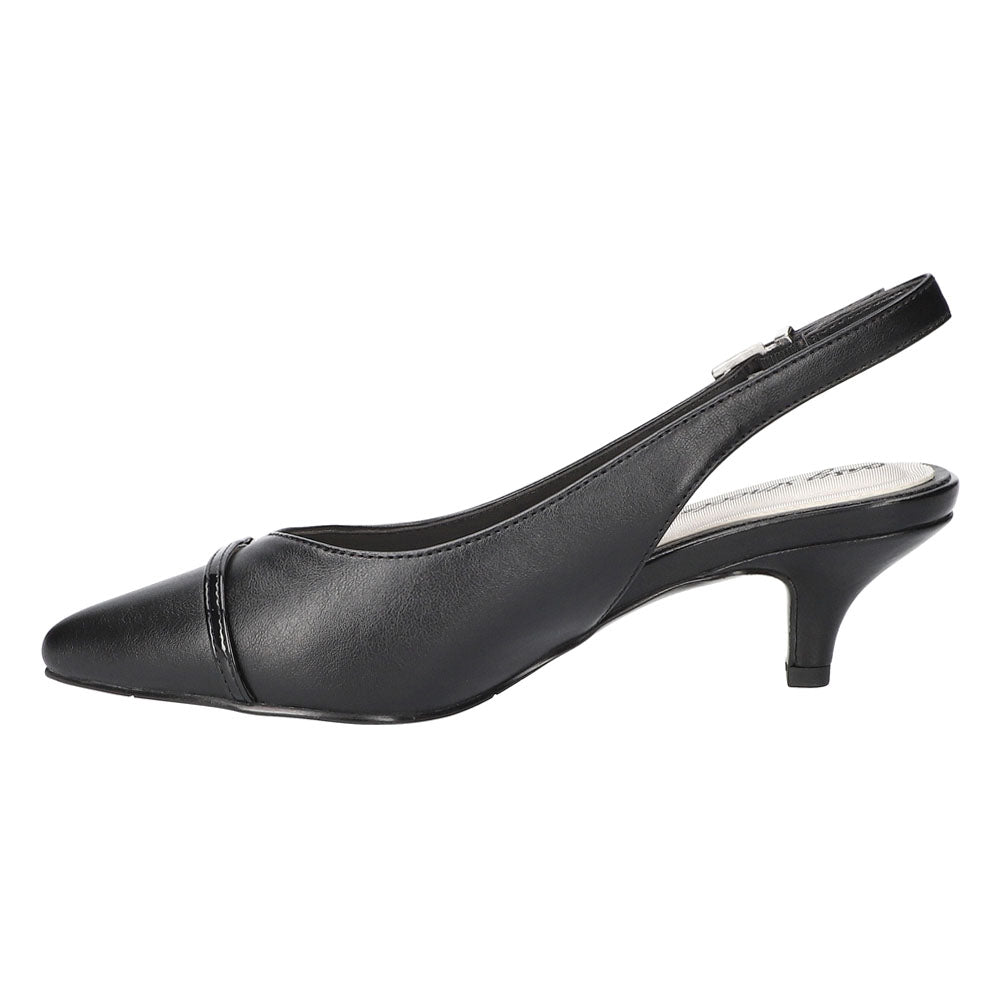 Feena Pointed Toe Kitten Heel Slingback Pumps、mySite、gtrtttuynbv