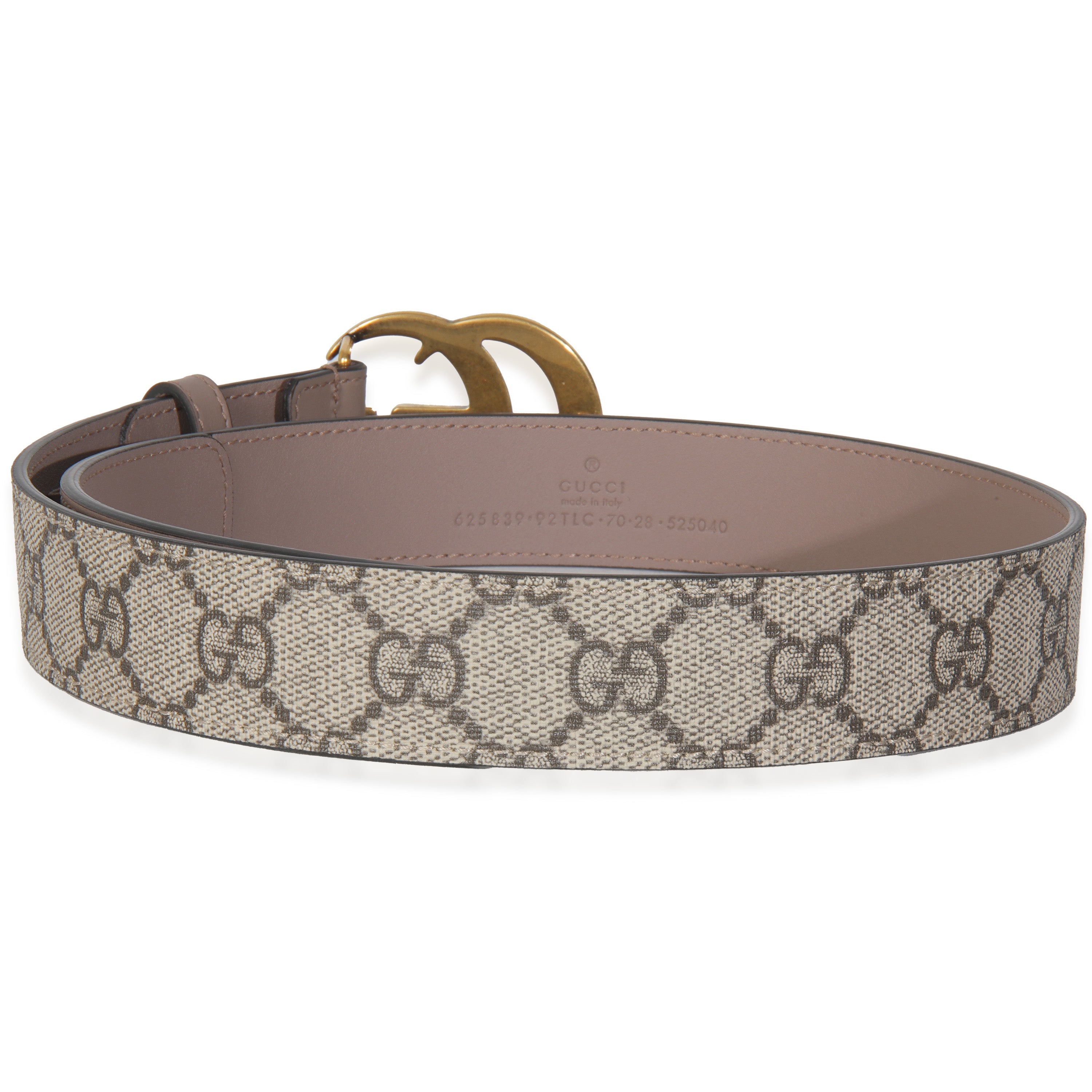 Beige GG Supreme Canvas Interlocking G Belt 70/28、mySite、garagedoors4me
