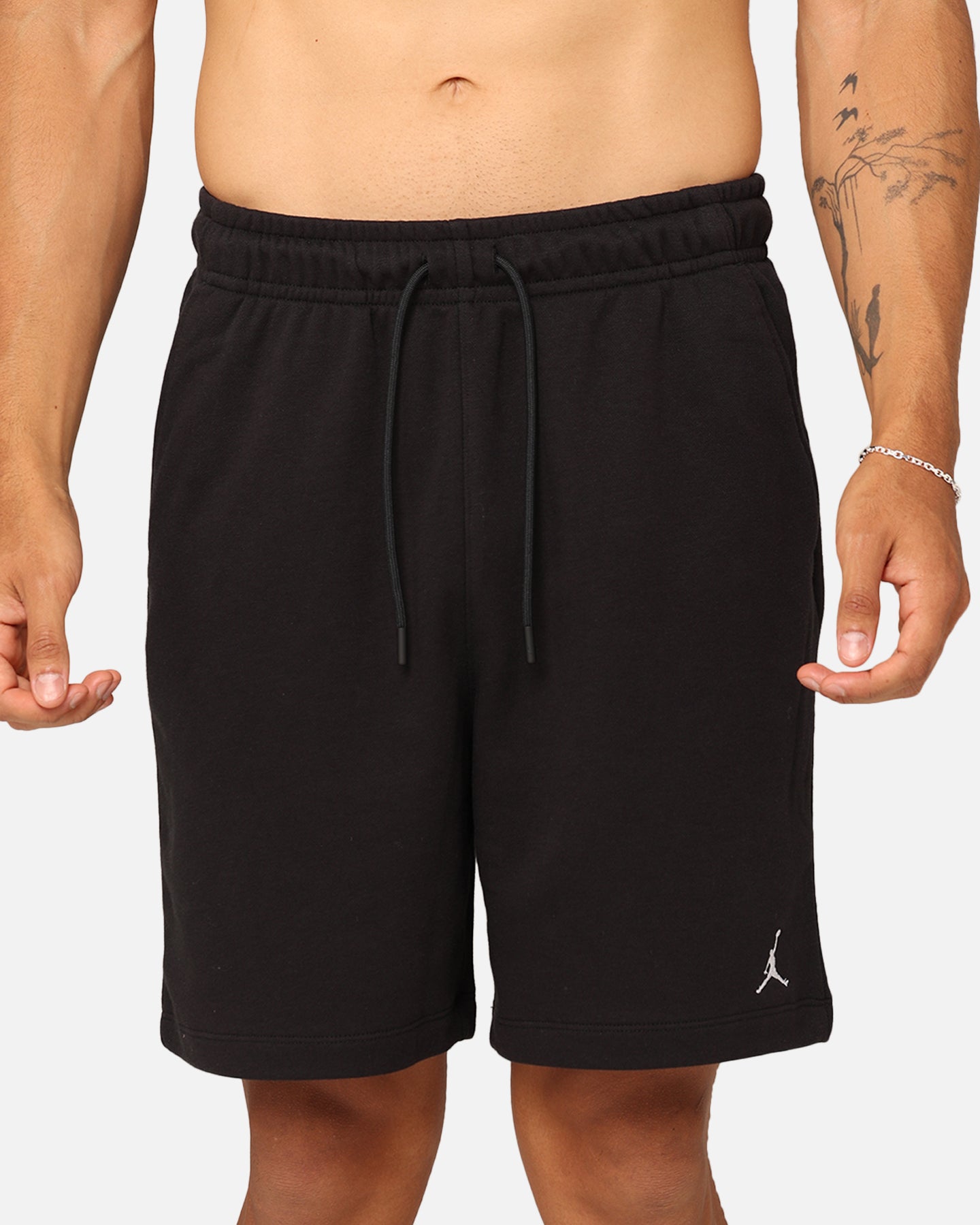 Jordan Essentials Fleece Shorts Black/Black/White、mySite、zt4zffjzw