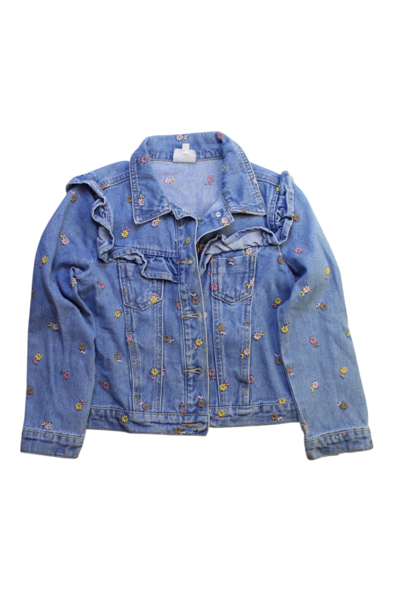 Seed Floral Denim Jacket Size 7Y、mySite、g9winljtr