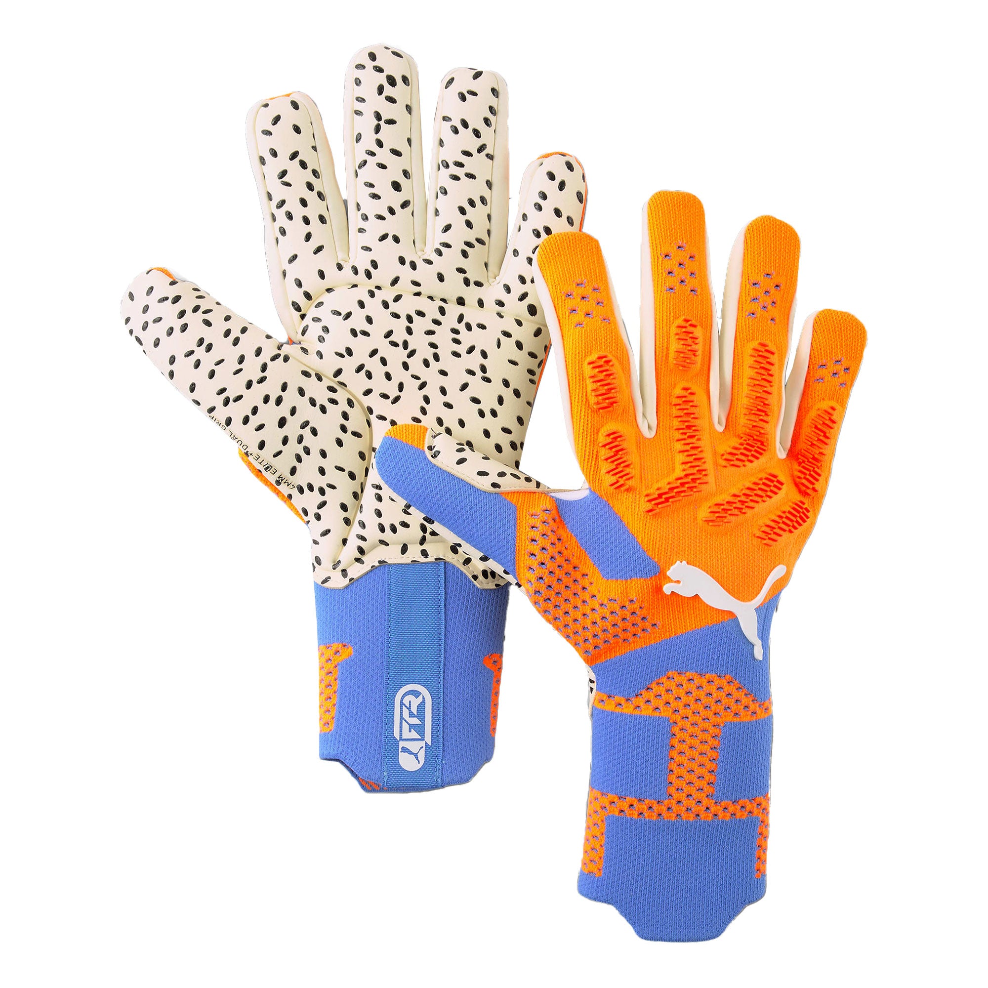 PUMA Men's Future Ultimate NC Goalkeeper Gloves Orange/Blue、mySite、noshort