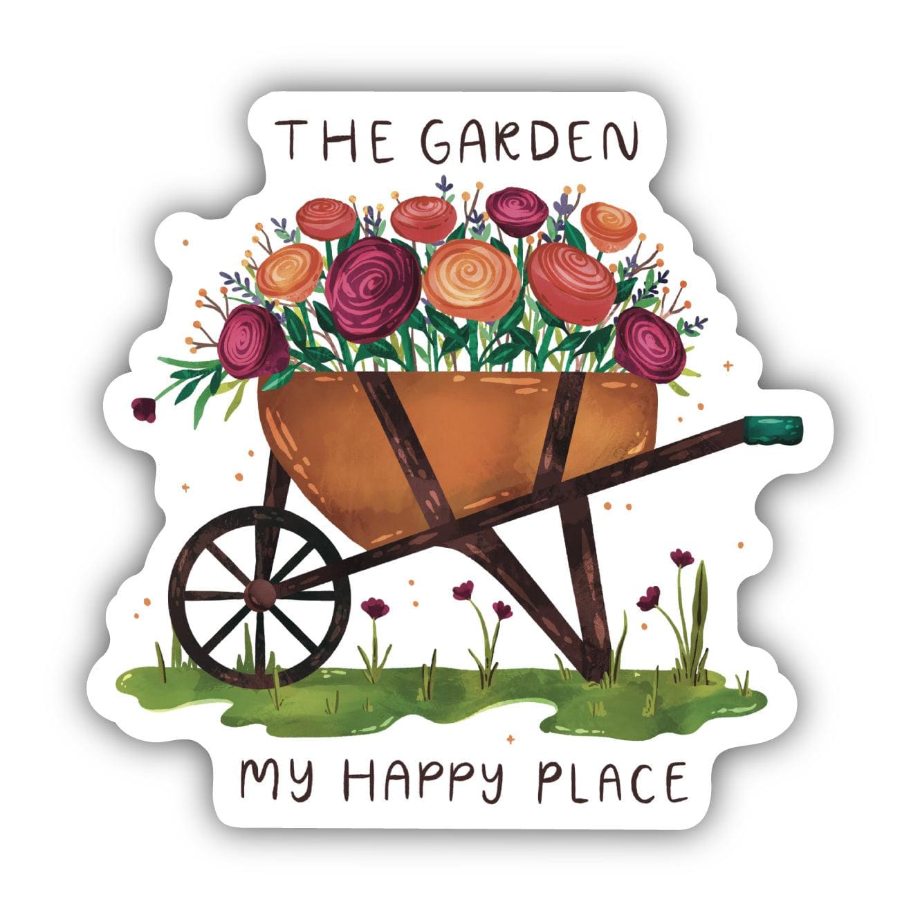  My Happy Place Garden Sticker、mySite、elrpsem3k