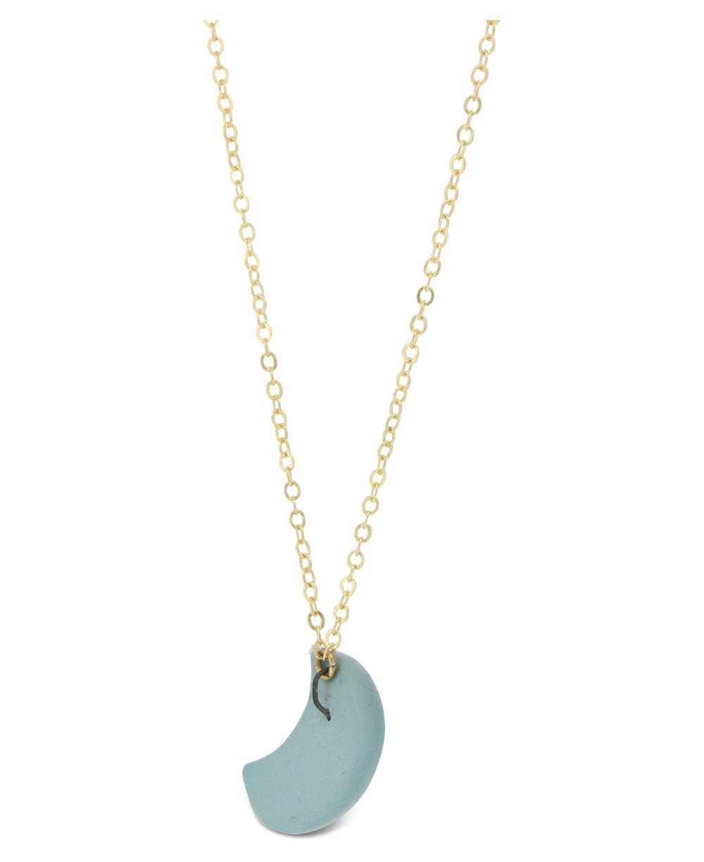 Trust Your Journey Lunar Dainty Porcelain Necklace、mySite、topwebapps