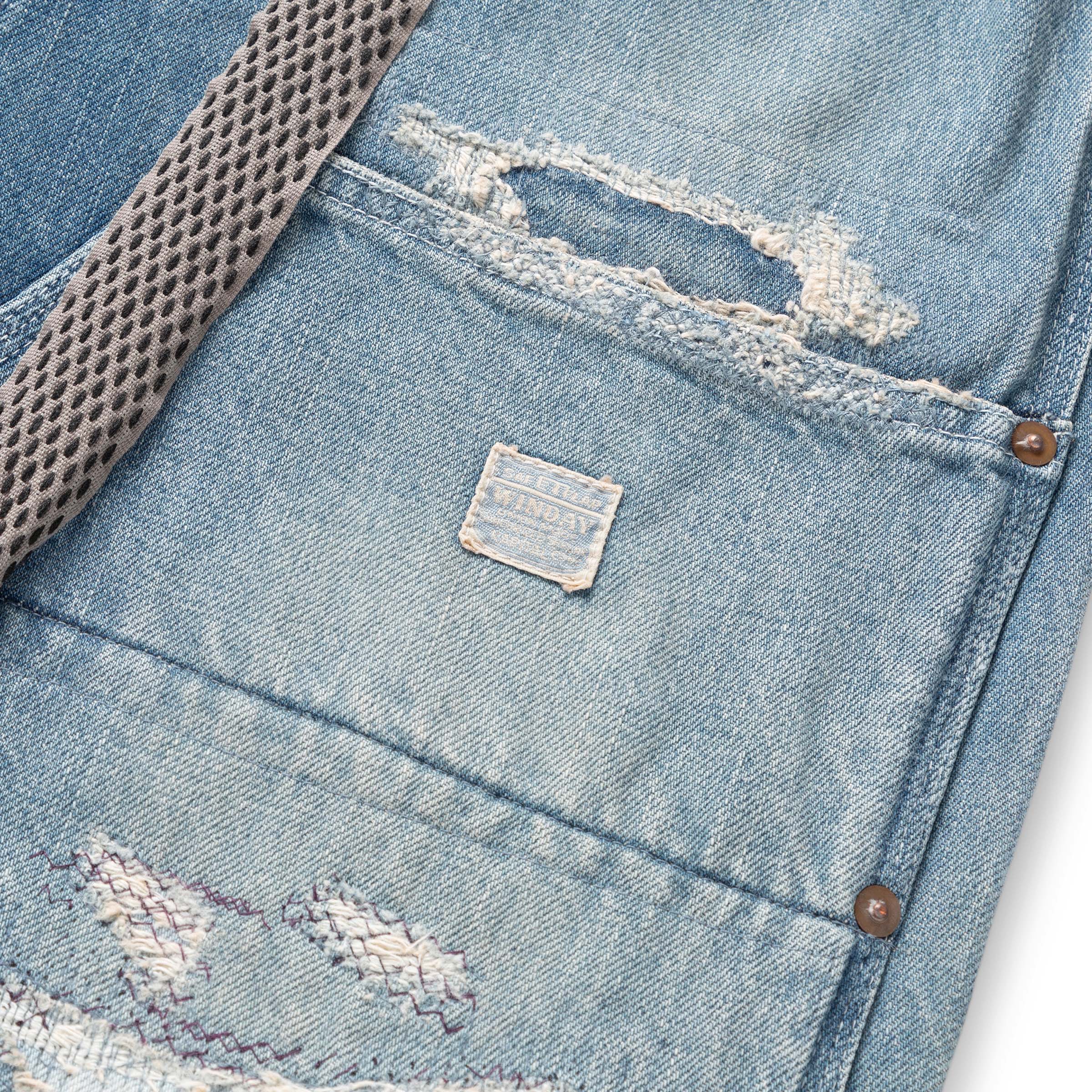 14OZ DENIM W-KNEE EASY BAGGY PANTS (DIXIE LUMBER REMAKE)、mySite、zt4zffjzw