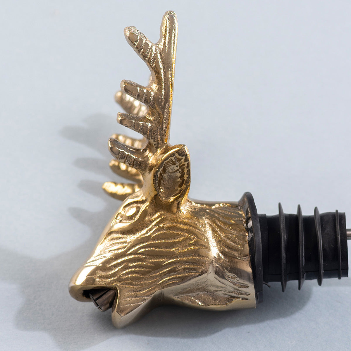 Stainless Steel Bottle Pourer | Deer Shape | Gold、mySite、camillekostekn