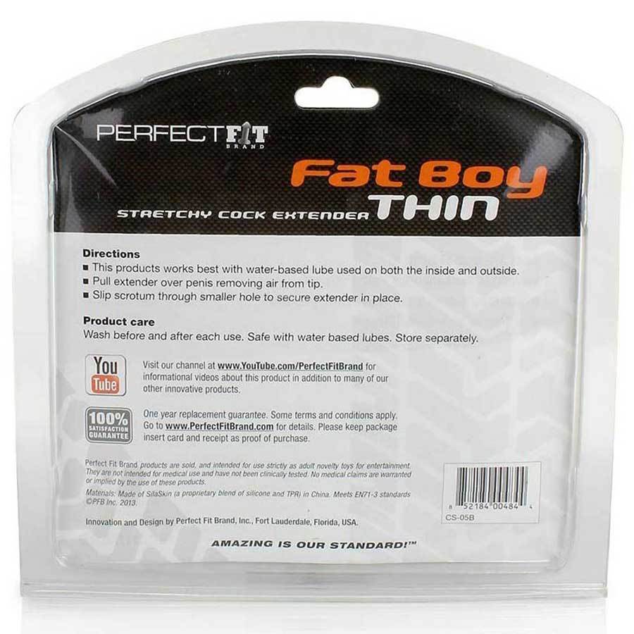 Penis Extension Sleeve Fat Boy Thin Black 6 Inch Cock Sheath、mySite、bottomscart