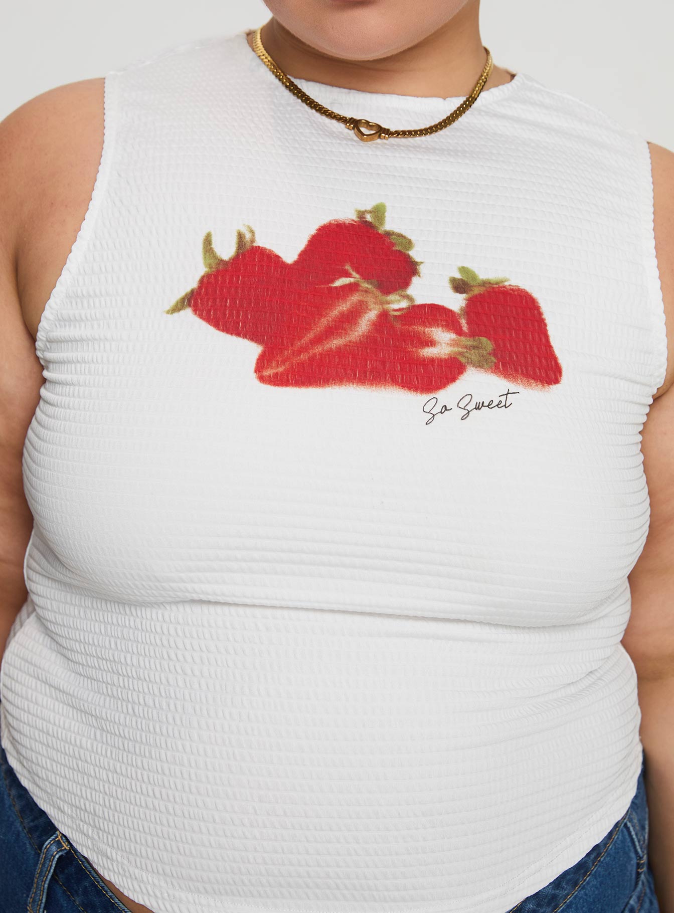 Oh So Sweet Top White Curve、mySite、solidvoid