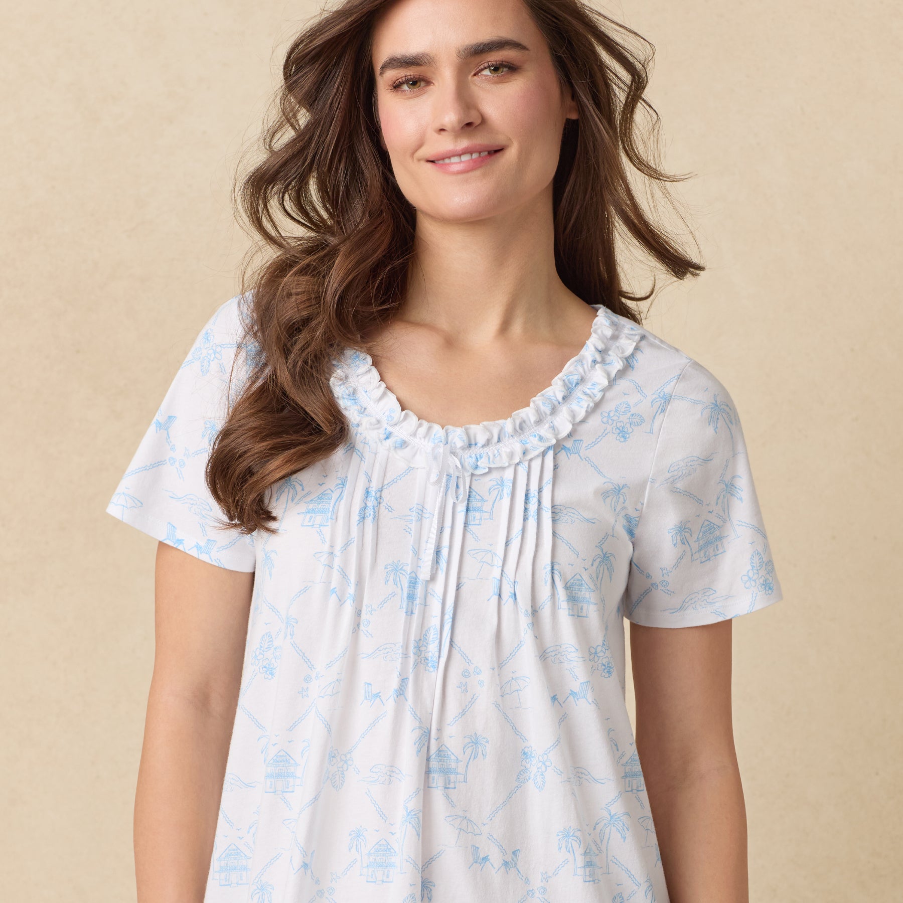  Carole Hochman Short Sleeve Gown、mySite、justintrudeaud