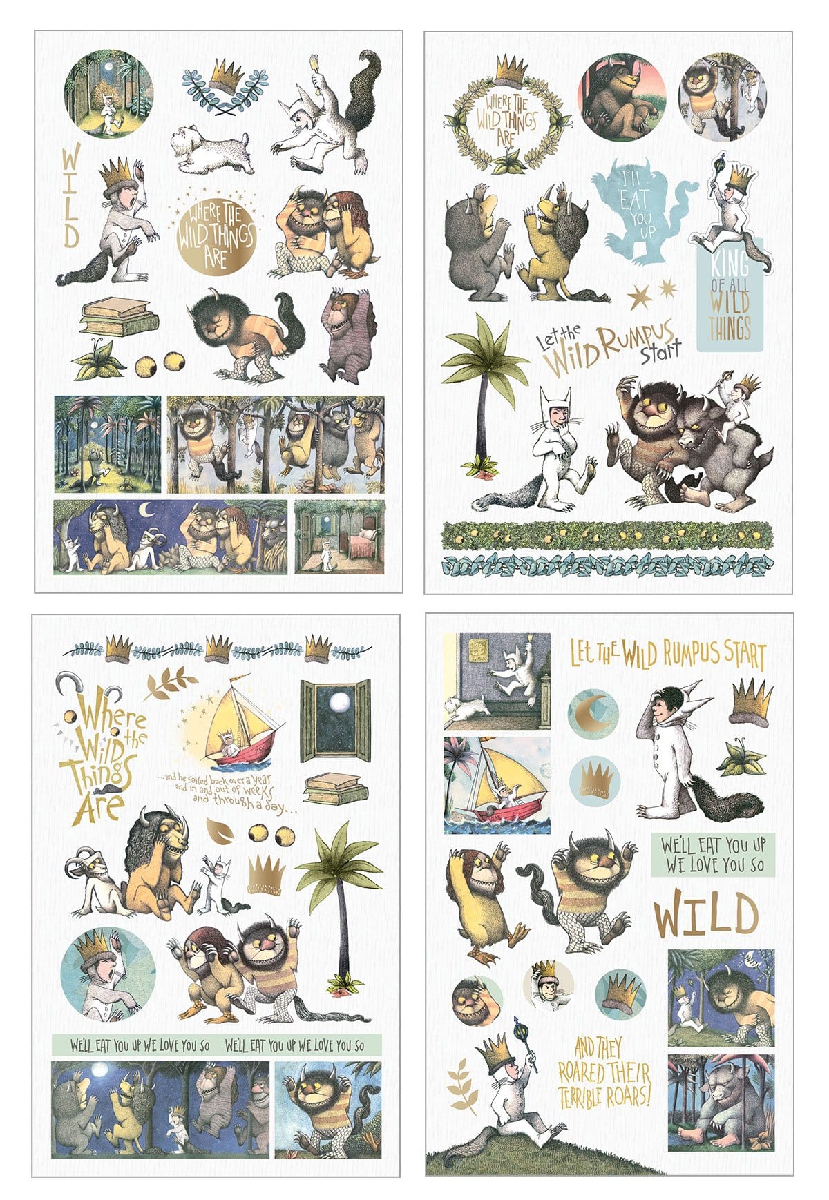  Decorative Stickers - Where the Wild Things Are Sticker Pack、mySite、ghnorth