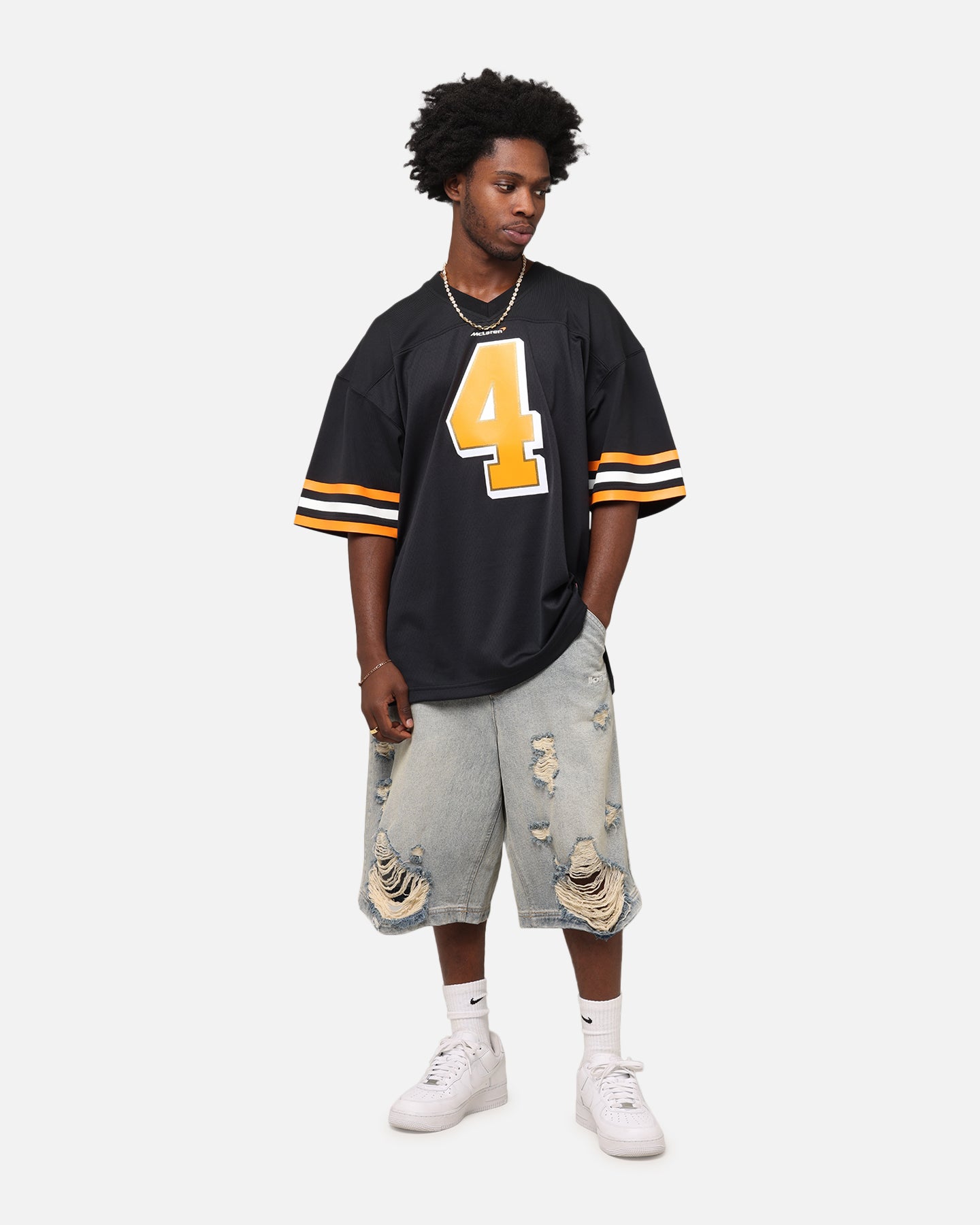 Mitchell & Ness X Mclaren Lando Norris Mesh Jersey Black、mySite、zt4zffjzw