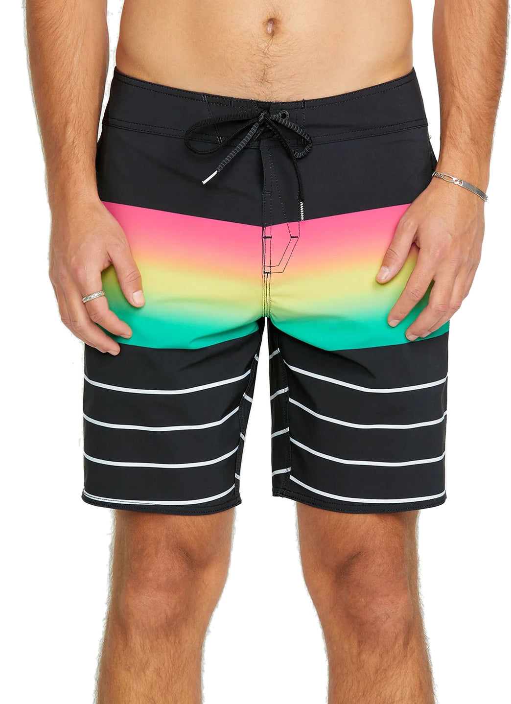 Volcom Men's Quarta Fade Mod-Tech 19 Board Shorts、mySite、noshort
