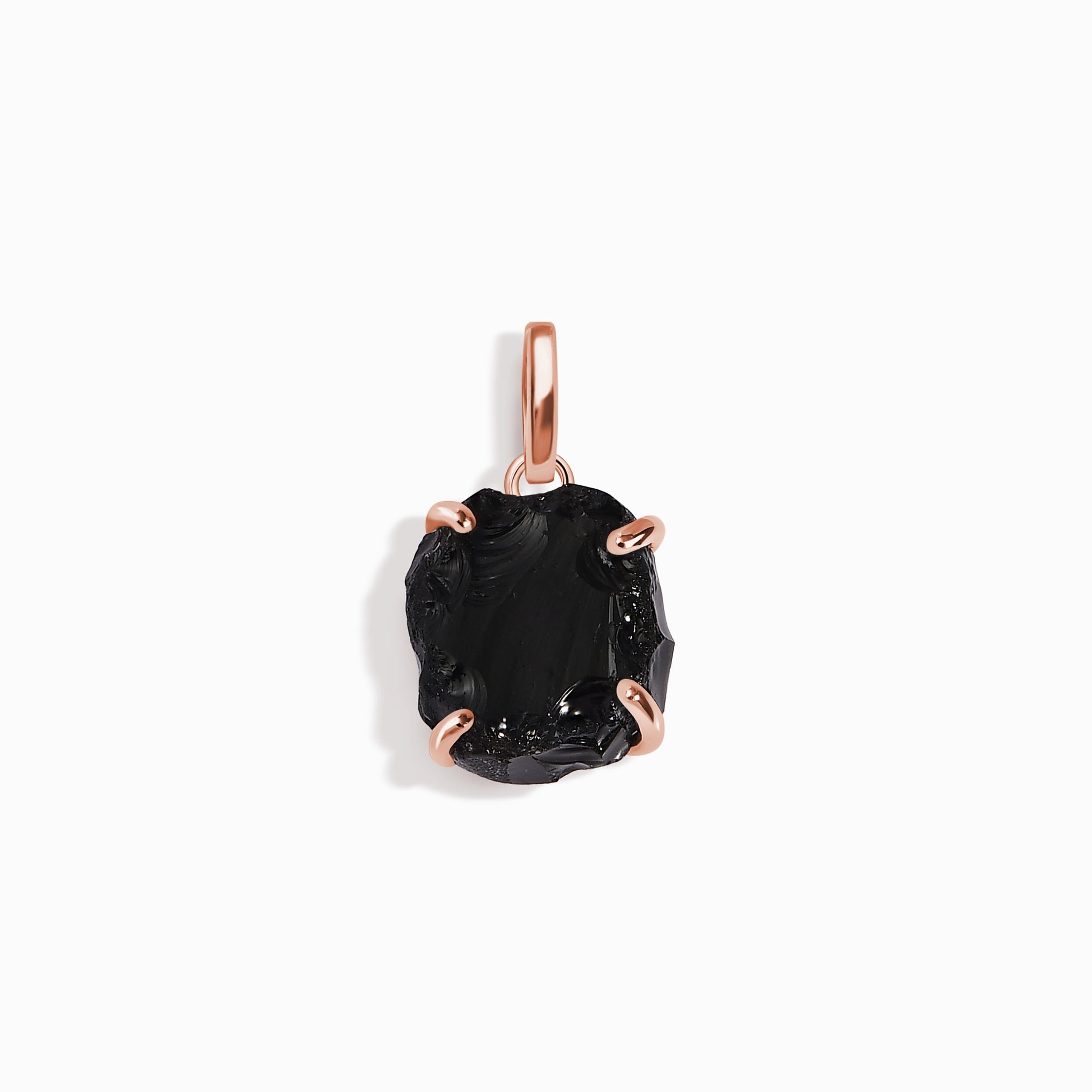 Raw Crystal Charm - Black Obsidian、mySite、hinf8tx79