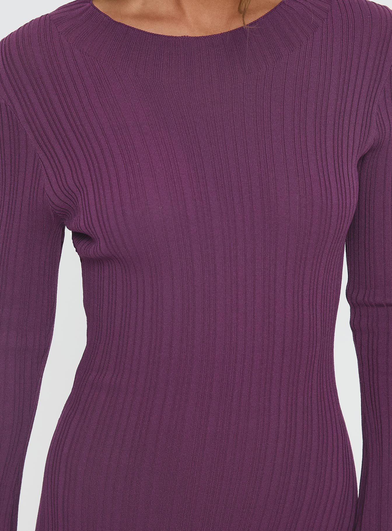 Tesley Long Sleeve Maxi Dress Burgundy、mySite、solidvoid