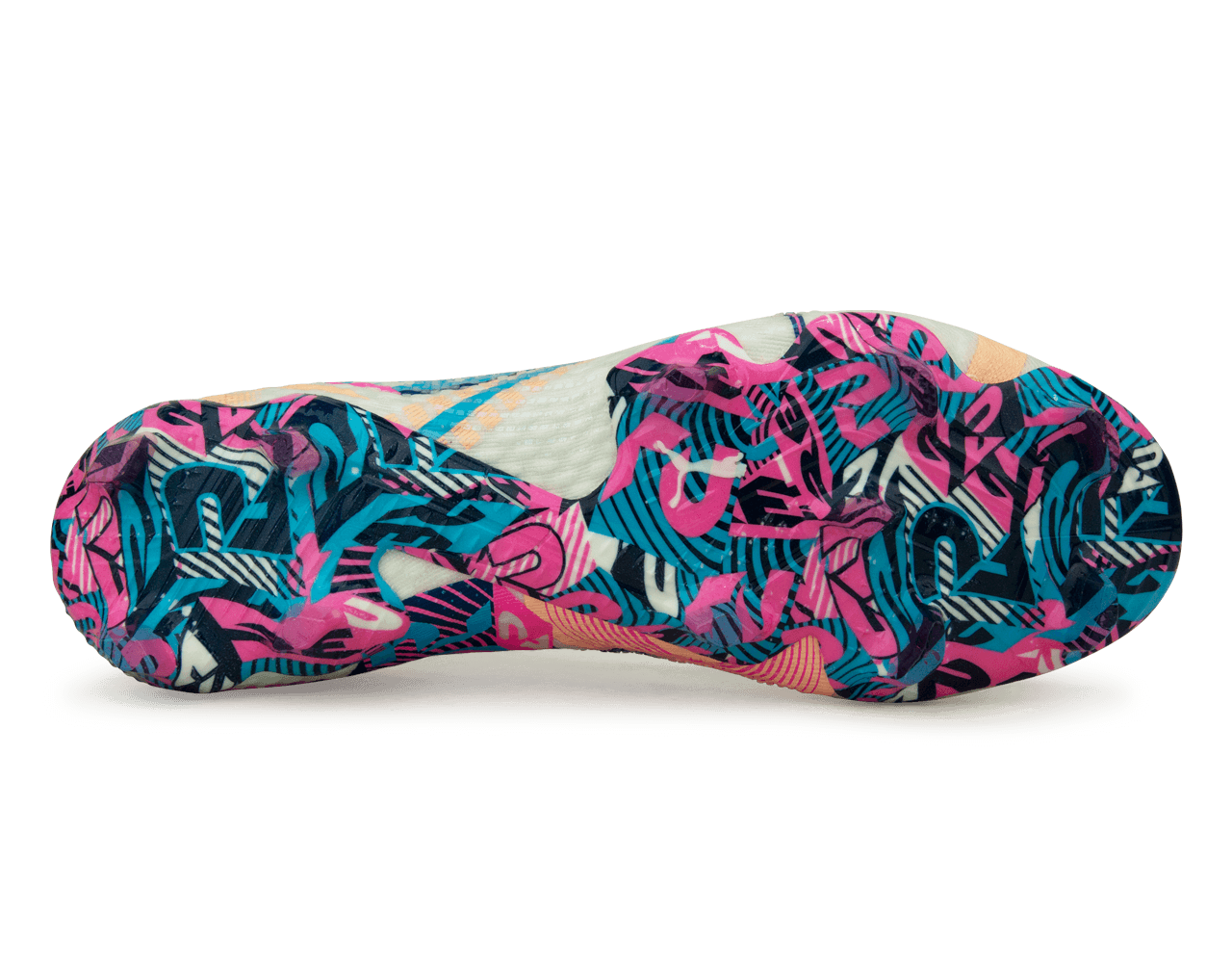 PUMA Men's Future 7 Ultimate Volume Up FG/AG White/Luminous Blue、mySite、bottomscart