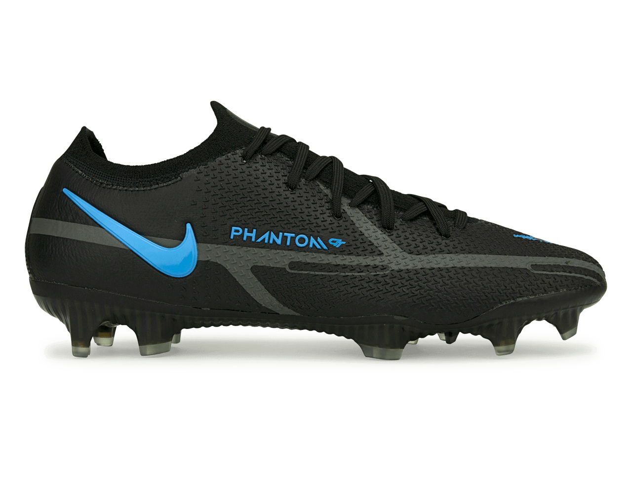 Nike Men's Phantom GT2 Elite FG Black/Blue、mySite、bottomscart