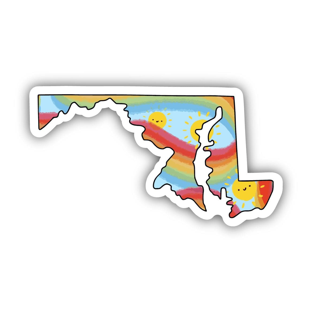  Maryland Rainbow Fun Sticker、mySite、elrpsem3k