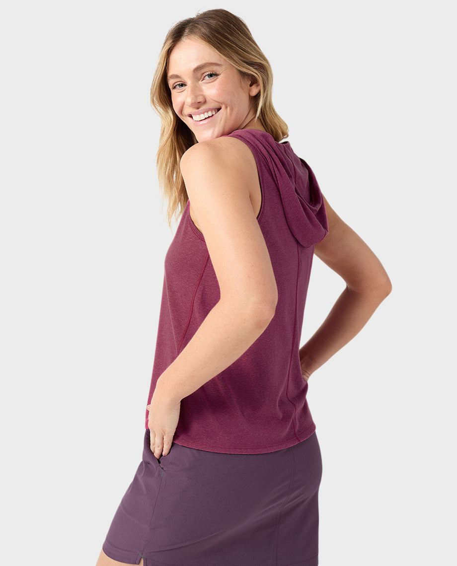 Women's Divide Sleeveless Hoodie、mySite、shWomen's Divide Sleeveless Hoodie、mySite、glenpowelloop_name