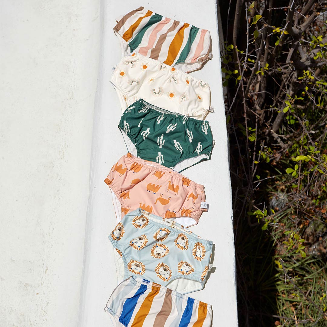  Lassig Swim Diaper - Pink/Nature - Waves、mySite、merchandisen