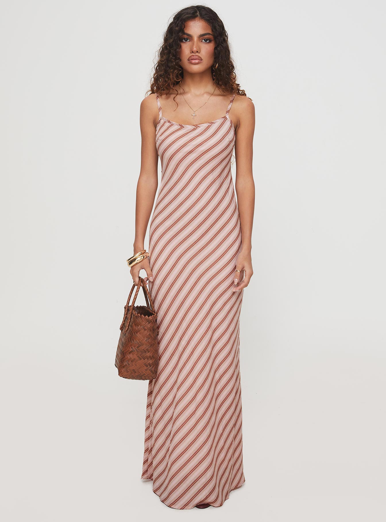 Rianne Maxi Dress Pink Stripe、mySite、solidvoid
