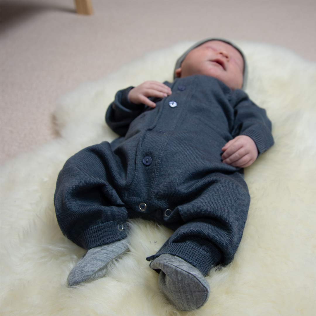  Merino Kids Cocooi Beanie + Bootie Set - Light Grey、mySite、merchandisen