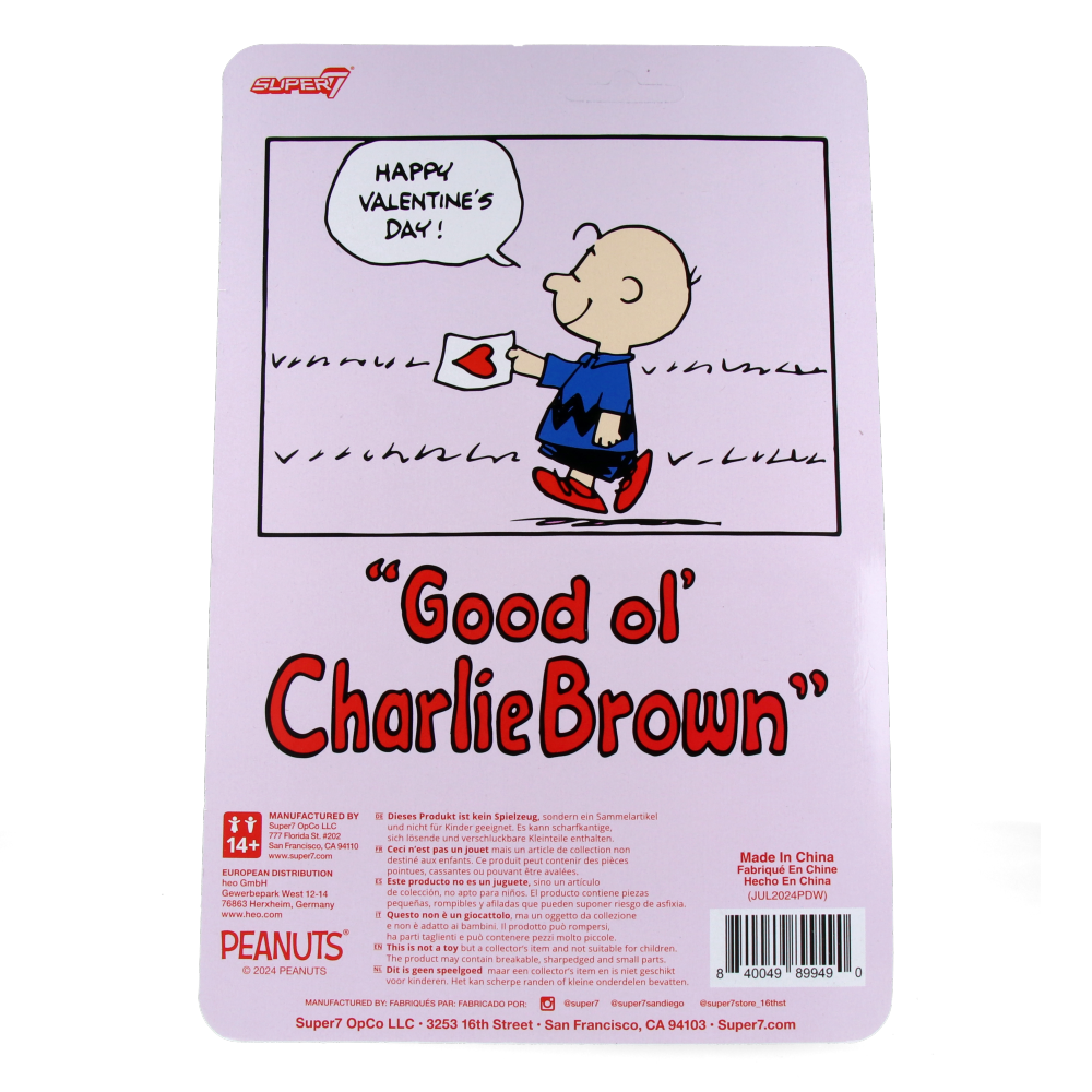  Charlie Brown Valentine Delivery (Peanuts)- ReAction figures、mySite、greenlandpopulation