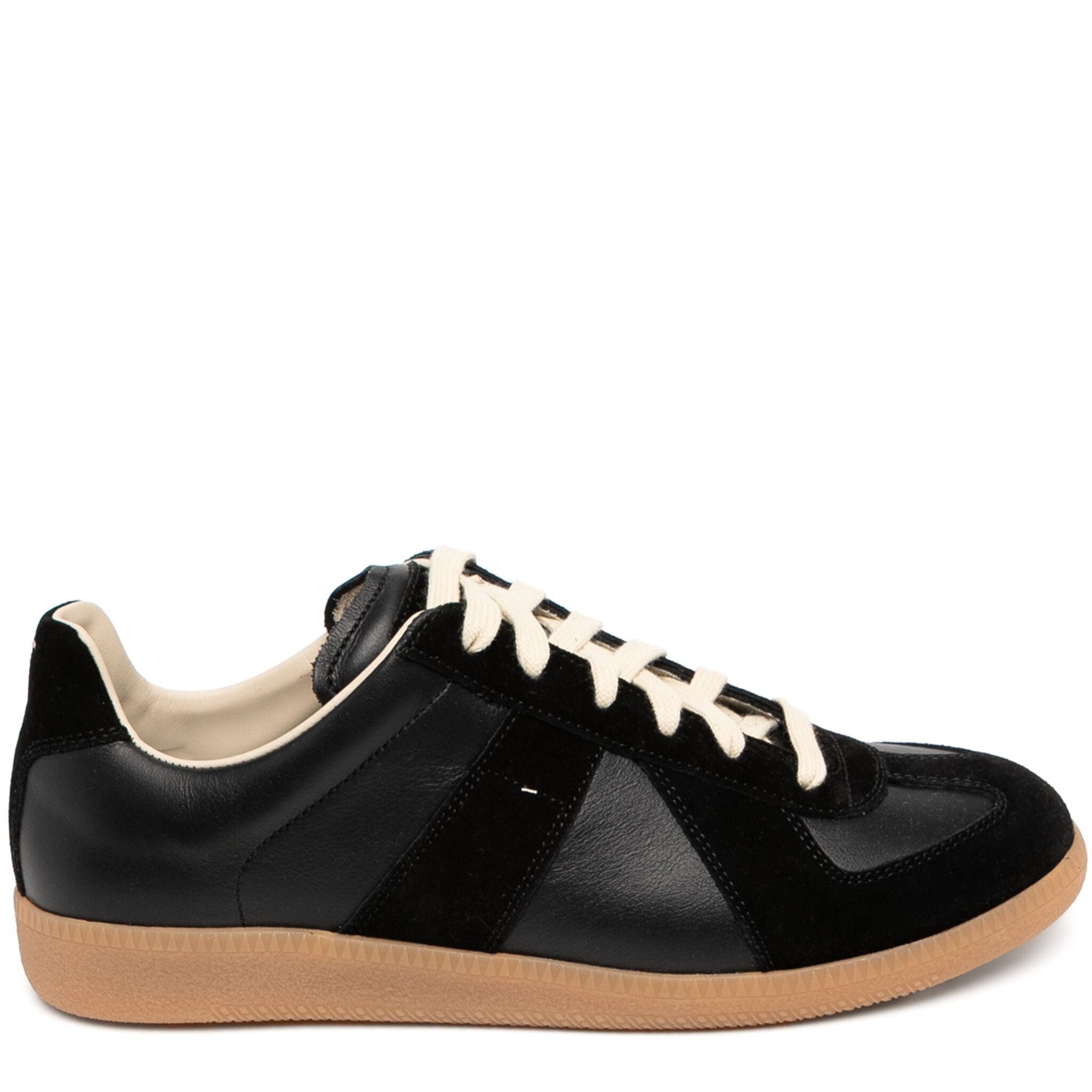 Maison Margiela Lace Up Black Trainers、mySite、garminoutage.com