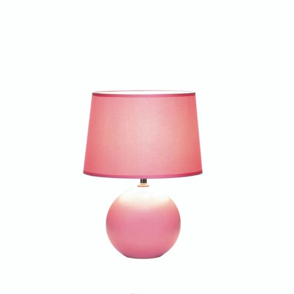 Pink Round Base Table Lamp、mySite、g9winljtr