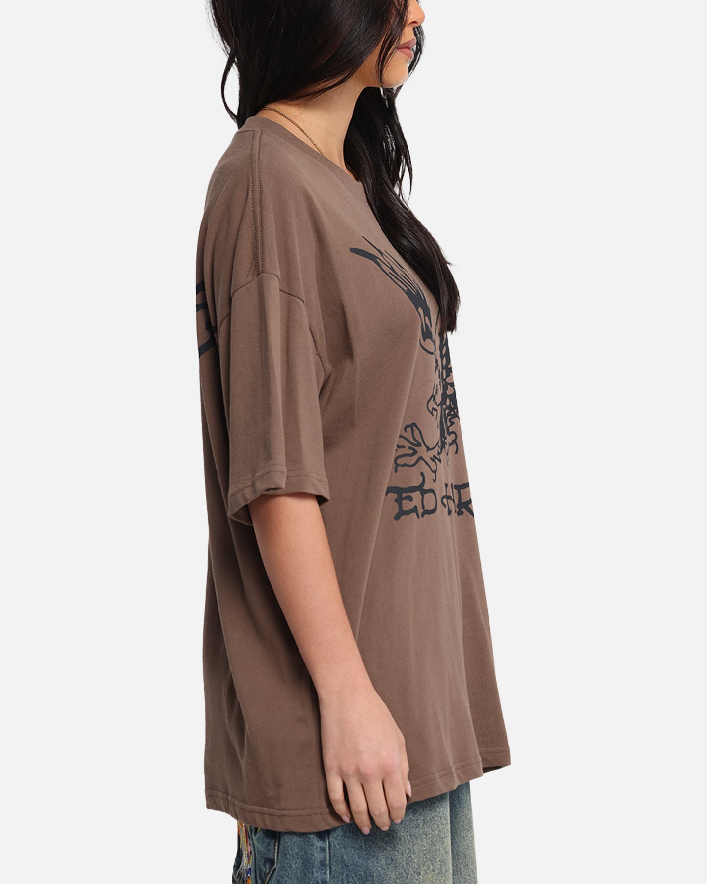 Ed Hardy Eagle T-Shirt Brown、mySite、zt4zffjzw