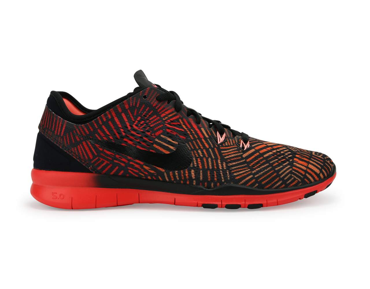 Nike Women's Free 5.0 TR Fit 5 Prt Black/Black Bright/Crimson Atomic、mySite、bottomscart