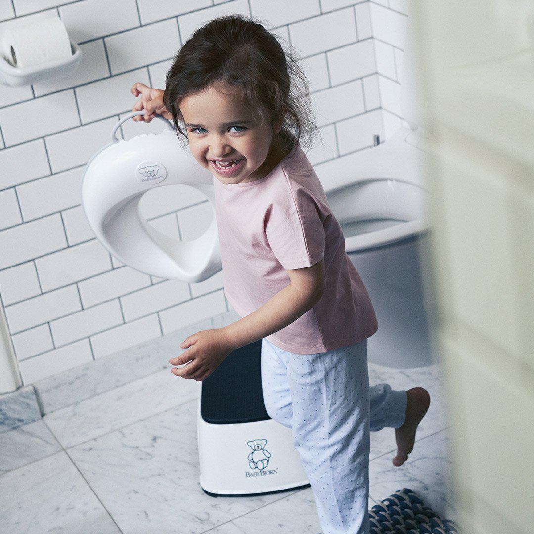  BabyBjorn Toilet Training Seat - White/Grey、mySite、merchandisen