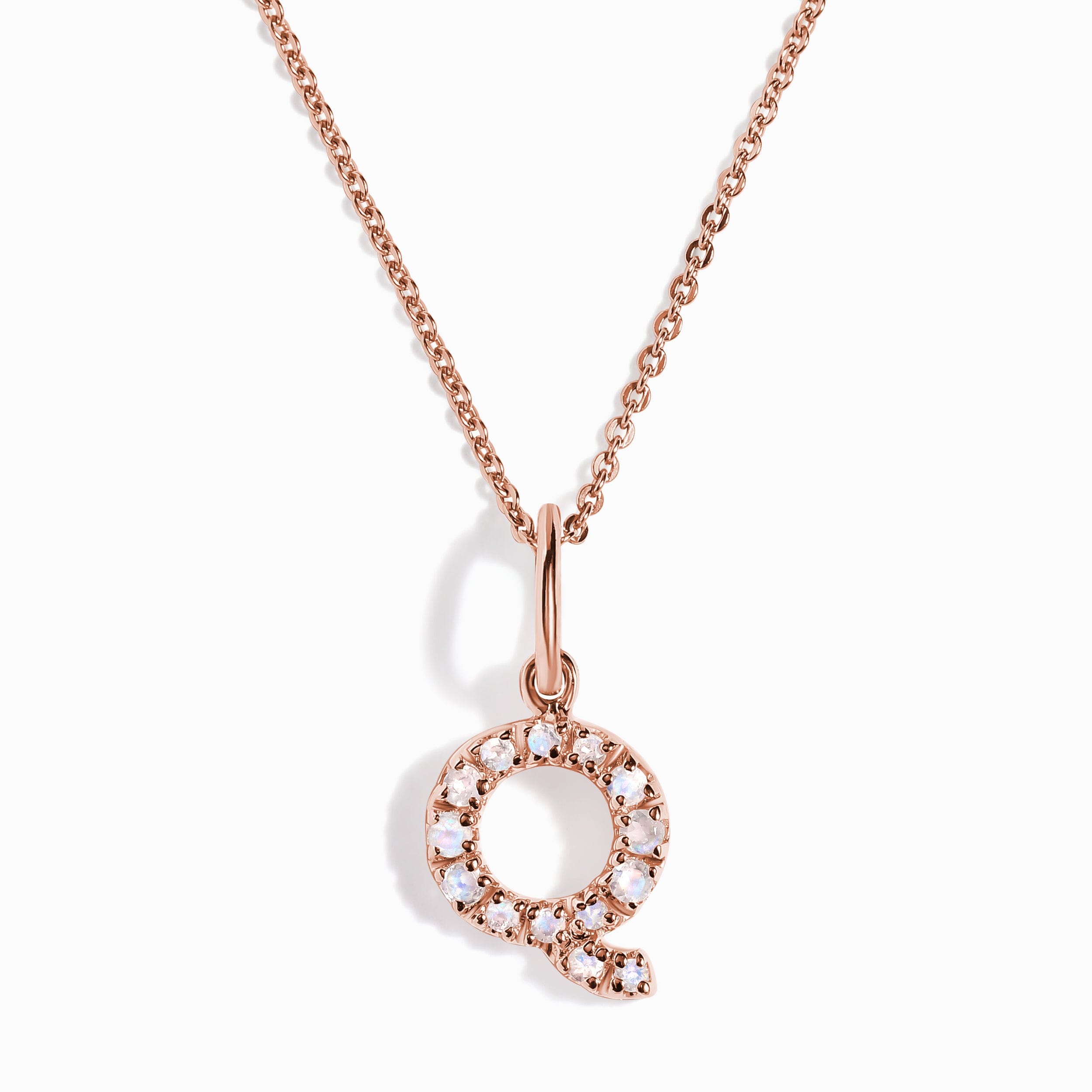 Moonstone Necklace - Alphabet、mySite、hinf8tx79