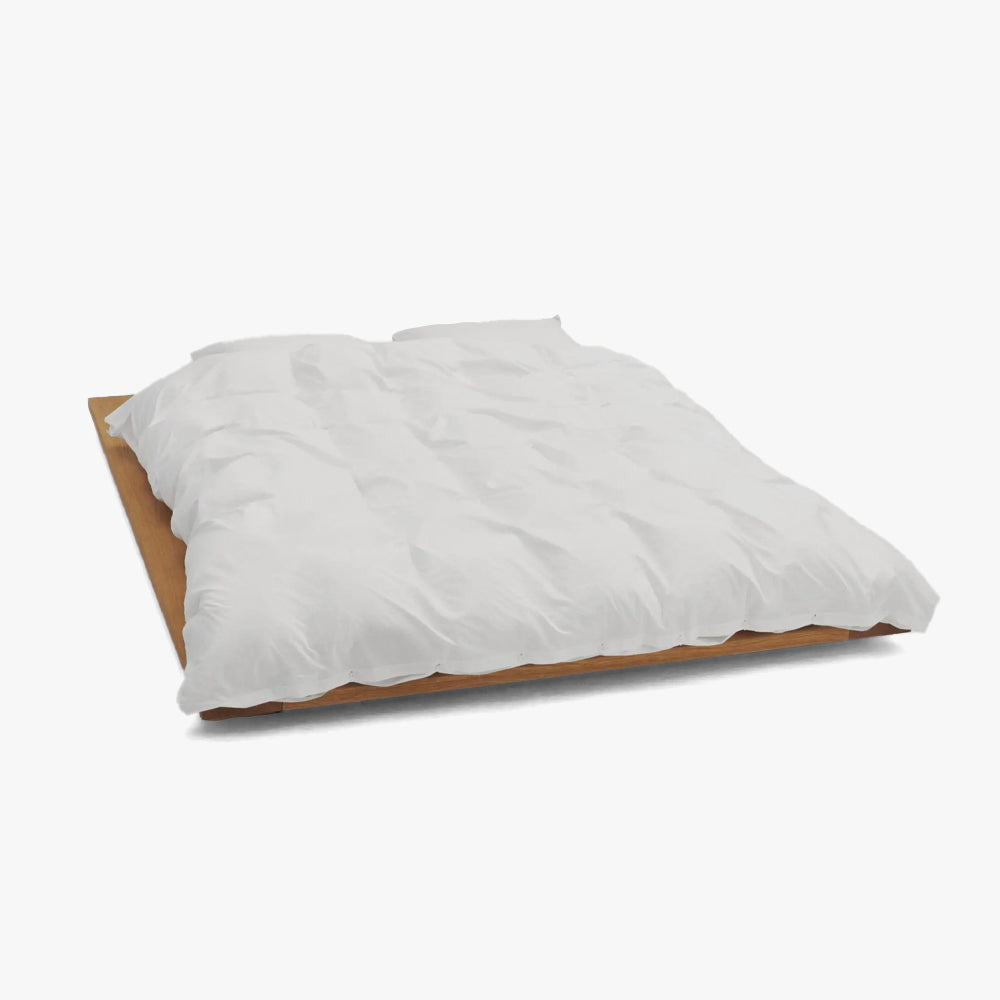  Tekla Cotton Percale Queen Duvet Cover / Broken White、mySite、merchandisen