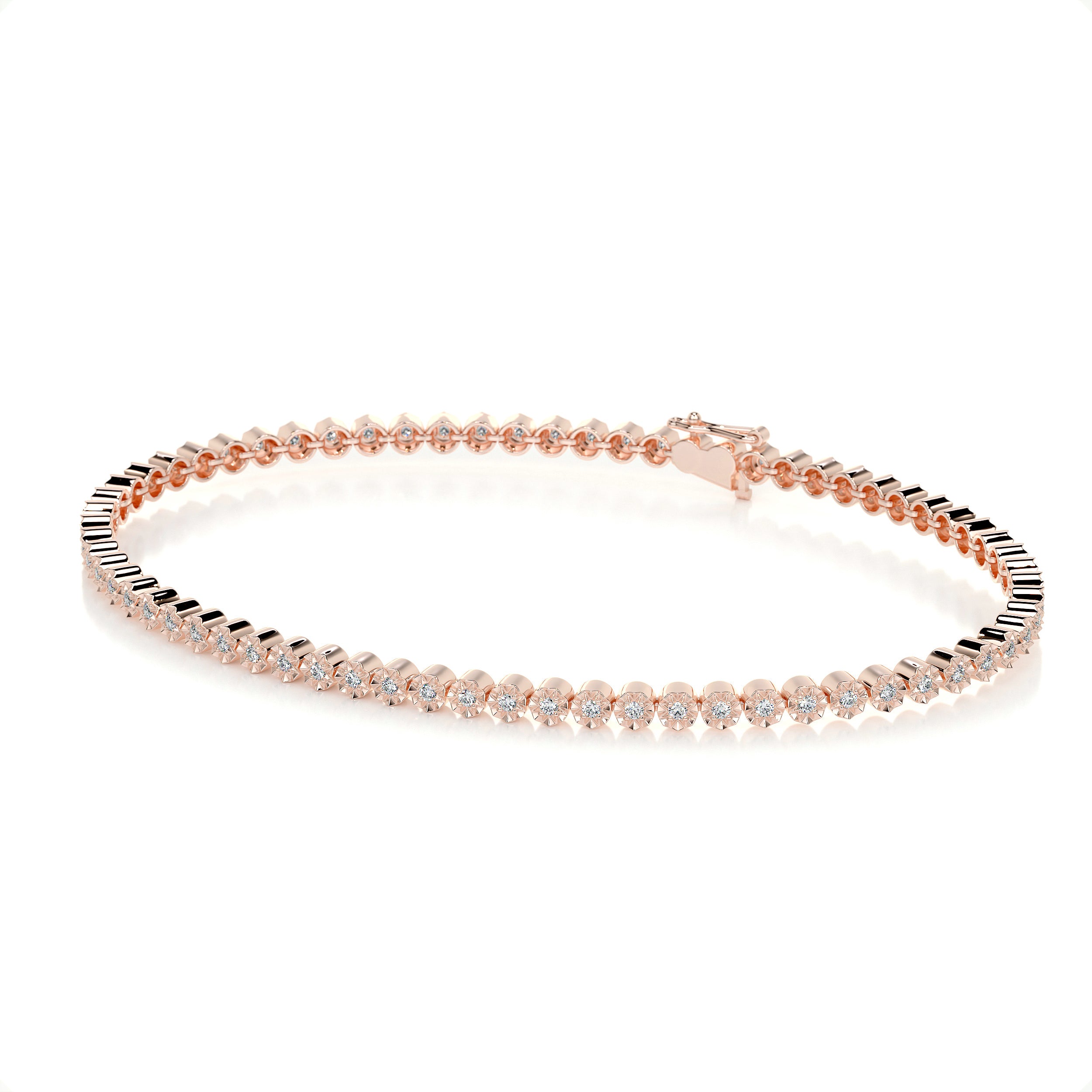 Ingrid Tennis Diamond Bracelet (0.75 Carat) -14K Rose Gold、mySite、hinf8tx79