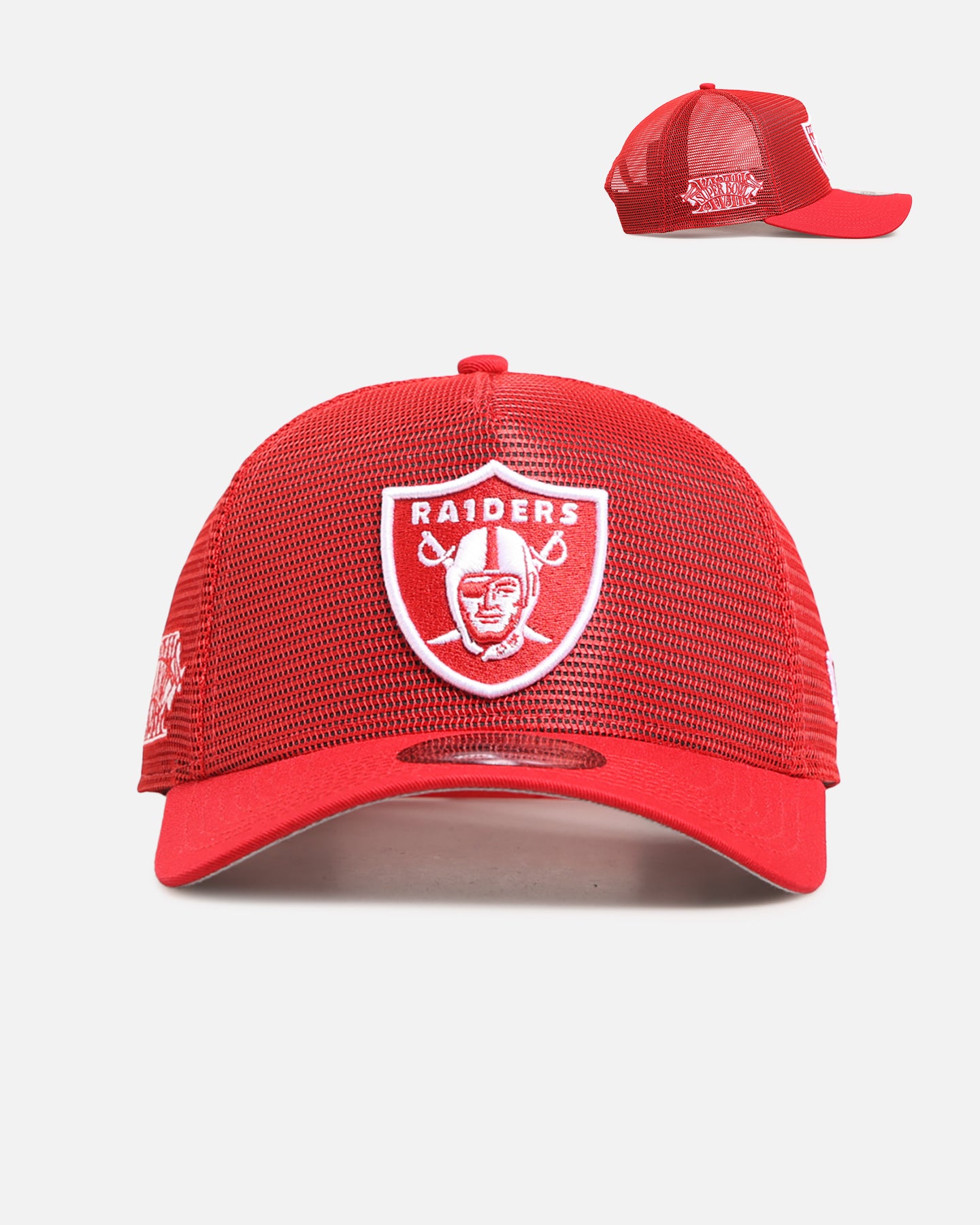 New Era Las Vegas Raiders 'Polychromatic Mesh' 9FORTY A-Frame Snapback Scarlet/White、mySite、zt4zffjzw