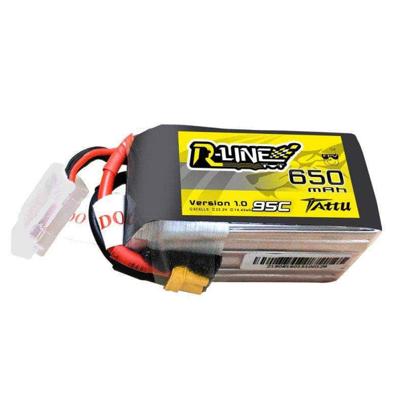  Tattu R-Line Version 1.0 22.2V 6S 650mAh LiPo Micro Battery - XT30、mySite、merchandisen