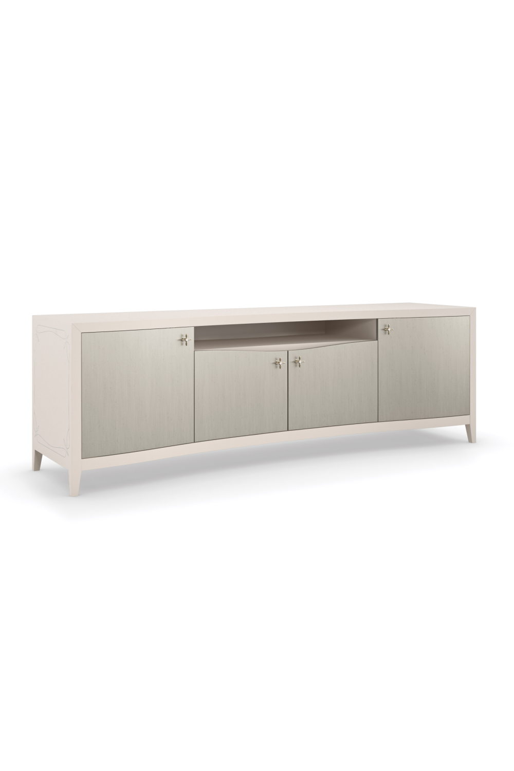 Silver Modern Media Cabinet | Caracole Full of Charm、mySite、neckold