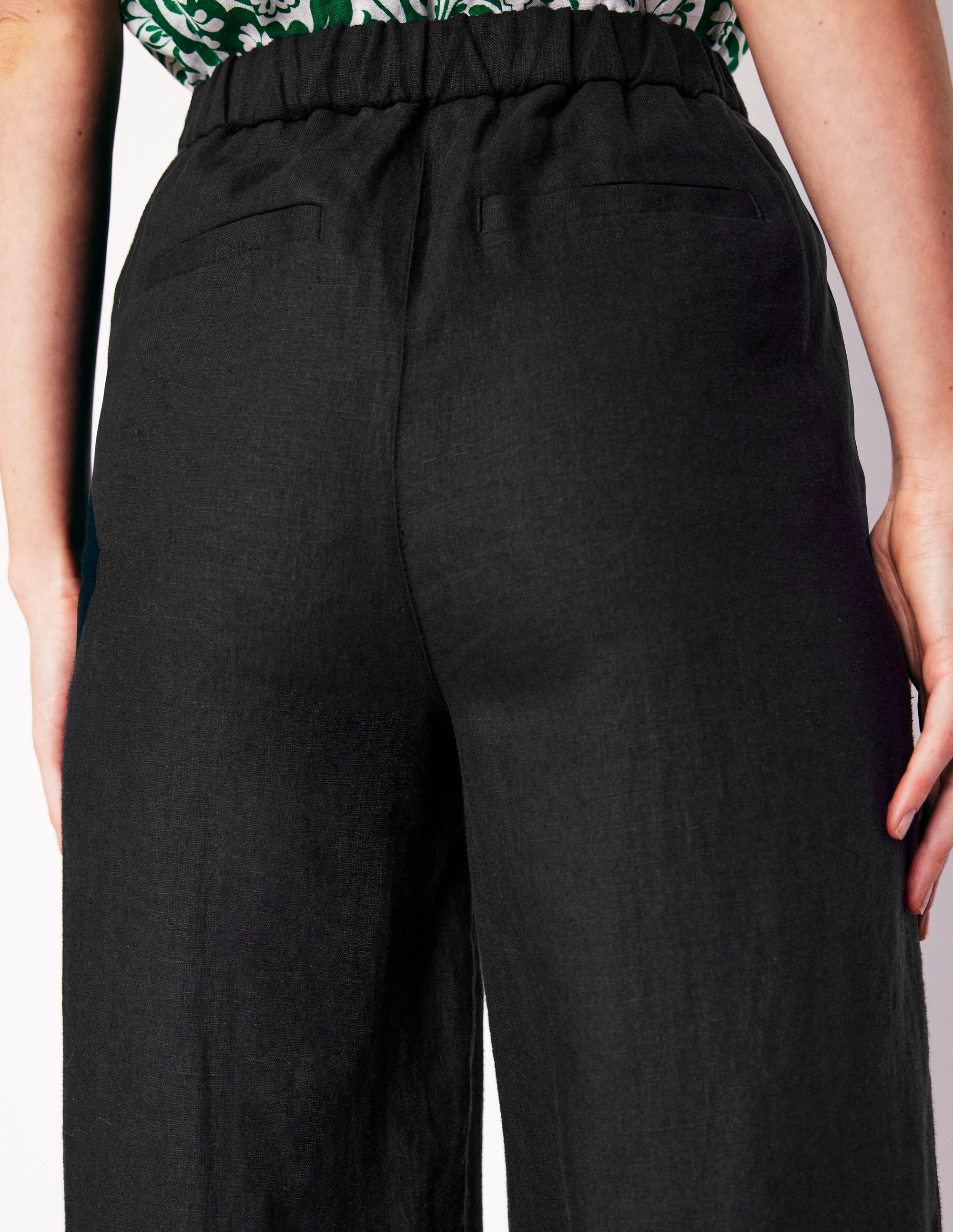  Dulwich Linen Pants-Black、mySite、ashleygrahame