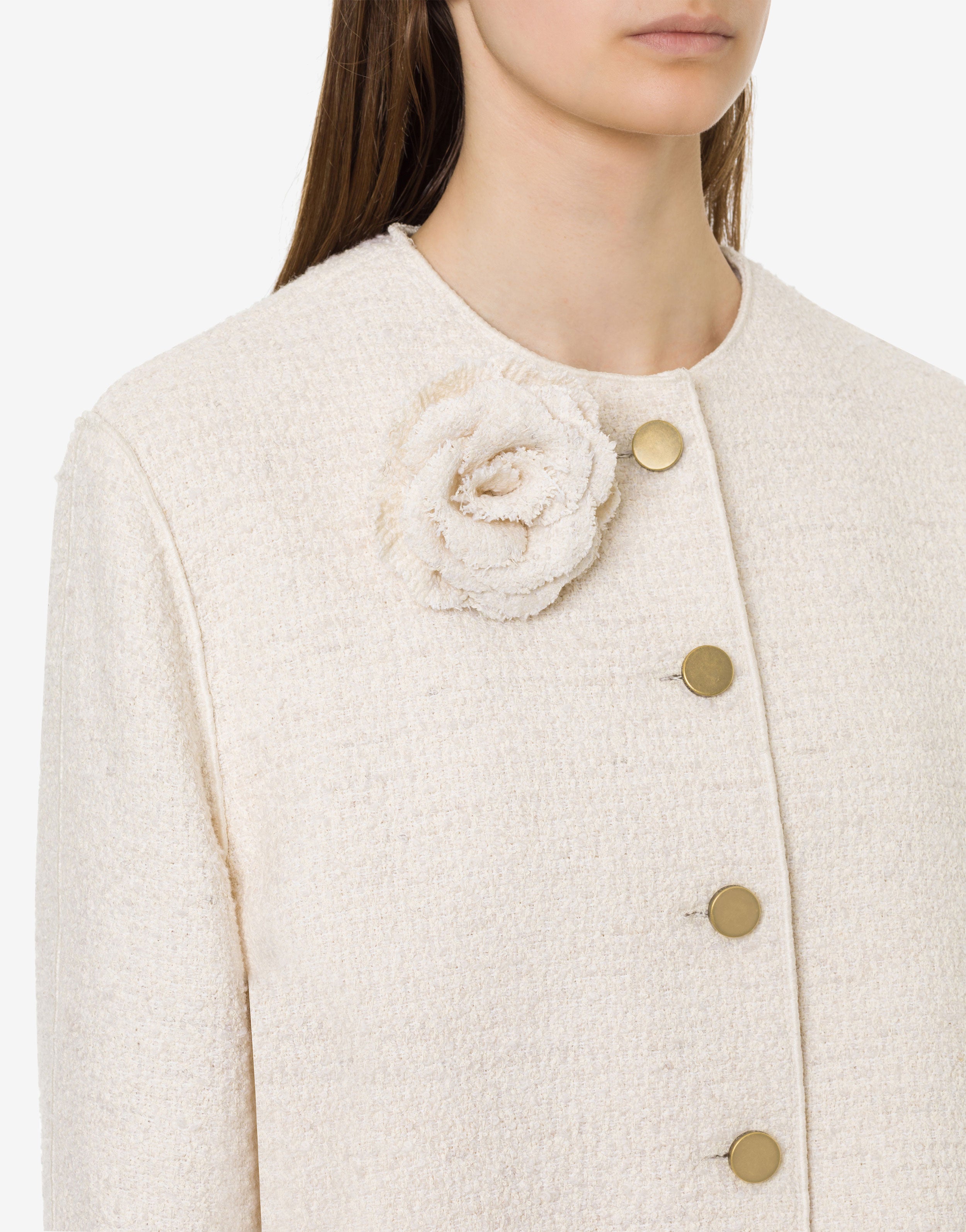 Spilla bijoux fiore in bouclé、mySite、aoinhome