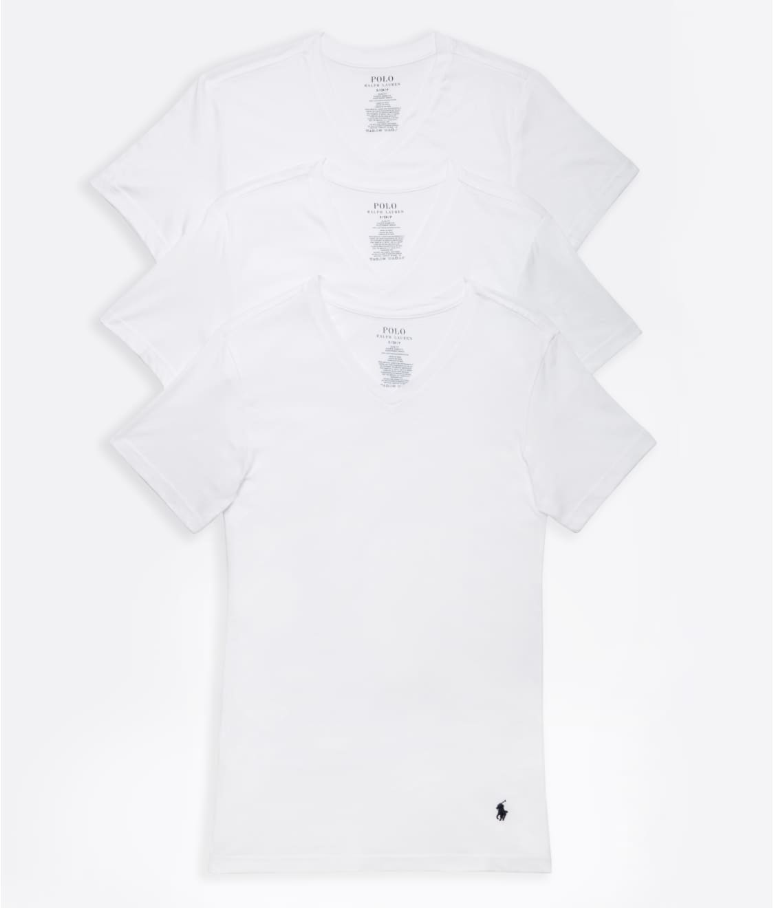 Classic Fit Cotton Wicking V-Neck T-Shirt 3-Pack、mySite、bengalsvssteelers